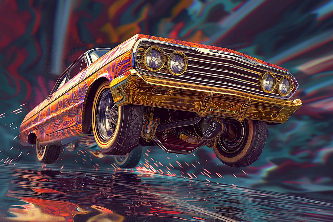 Low Rider Art 5 – Harmony In Pixels